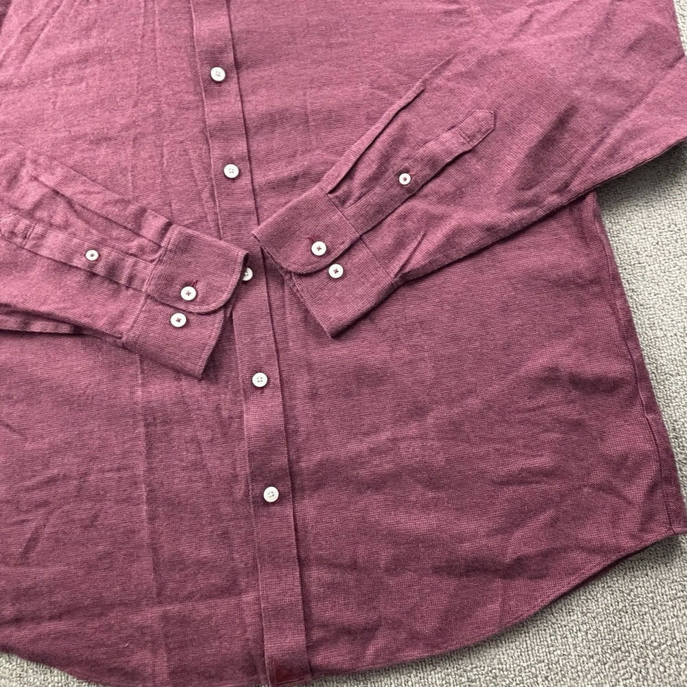 UNTUCKit Shirt Adult Extra Large Red Button Up Long Sleeve Casual Preppy Men's - Picture 8 of 14